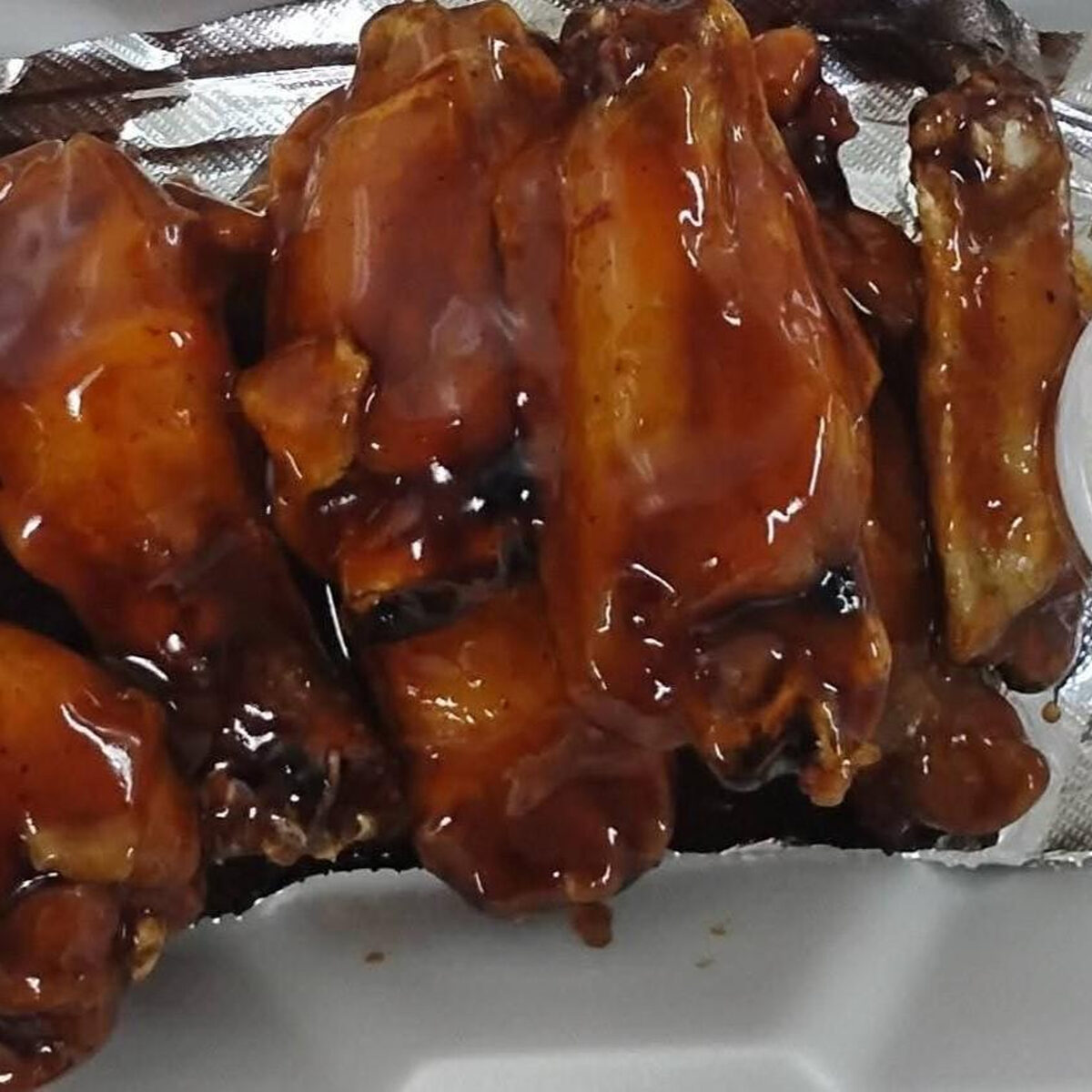 Fresh fried chicken wings